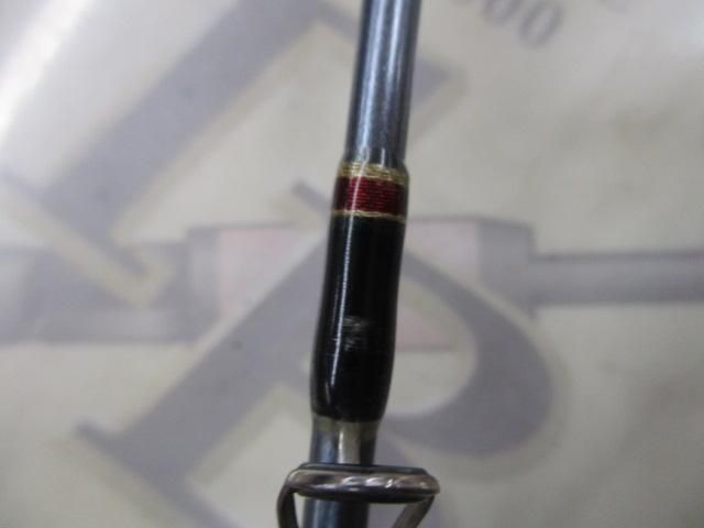 Les Zismore Bauhaus 58MH Black Pearl Clear Red Thread Bass Rod Used