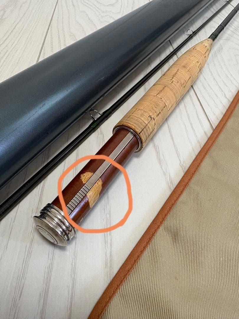 Smith Marriette Precision PR804 8’0″ #4 Rod with Rod Case