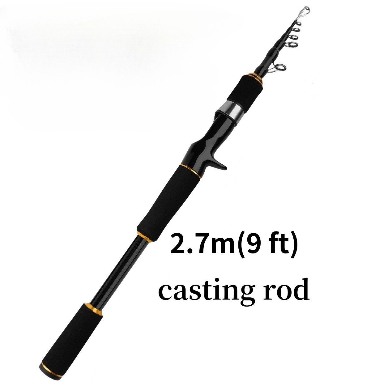 Telescopic Portable Fishing Rod 7ft 8ft 9ft Travel Pole Rock Fishing Rod Carp