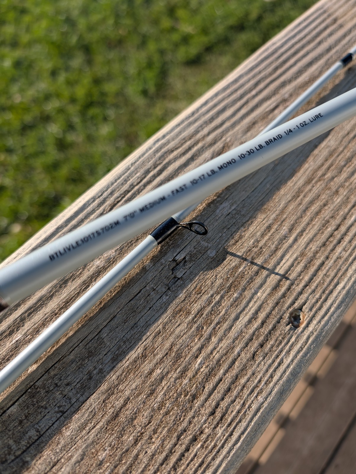 Penn Battle IV LE 7′ Medium-Fast 2 Piece Spinning Rod. Salesman Sample.