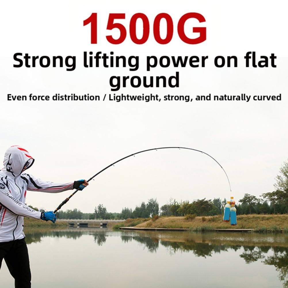 Telescopic Carbon Fishing Rod Lightweight 1 8 2 1 2 4m Rod Strong Lift
