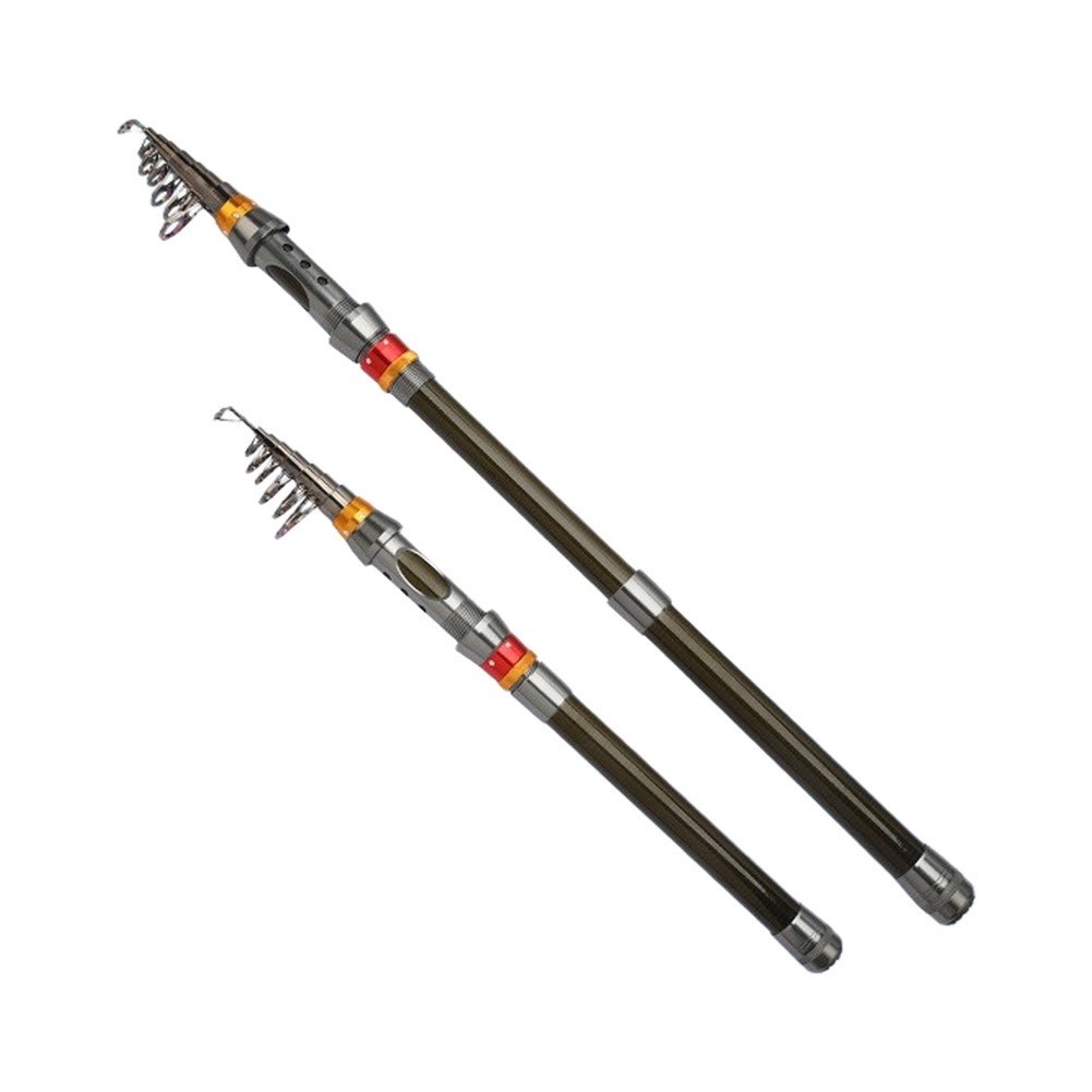 Rod Carbon Fiber Telescopic 1.3-3.6m 30cm Folded Size for Easy Storage