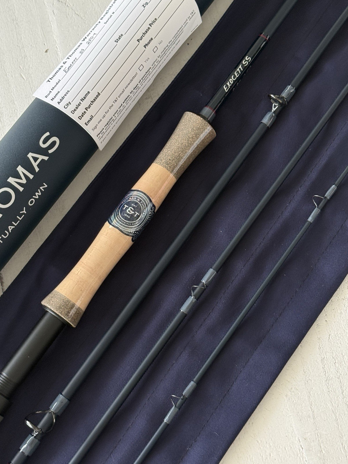 **BEAUTIFUL**🔥 NEW THOMAS & THOMAS EXOCETT SS 250gr Fly Rod!!🔥~NEW~🔥