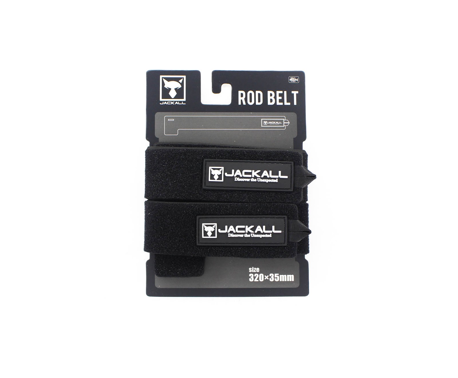 Jackall Rod Belt 2 Piece Set Black (3024)
