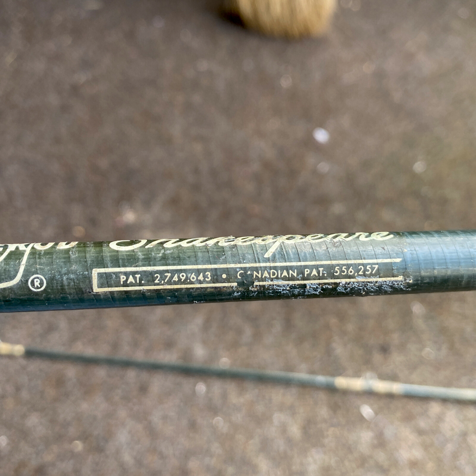 Shakespeare Wonderod Fiber 7 6″ 2-Piece Fly Rod Green Fishing Trout No Reel Bass