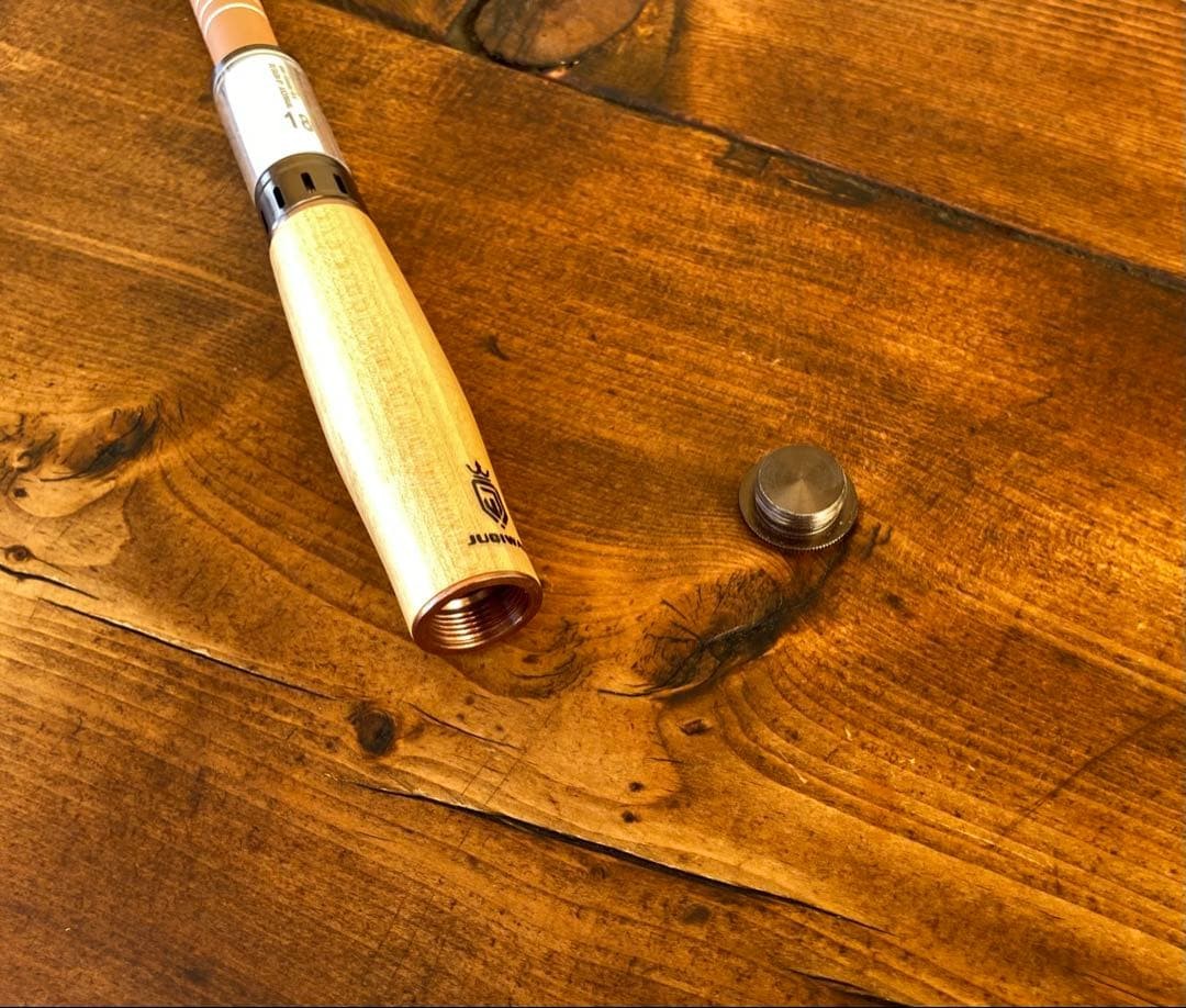 Tanago Rod 180cm Brown & White Wood Grip Small Fish Swinging Fishing Pole