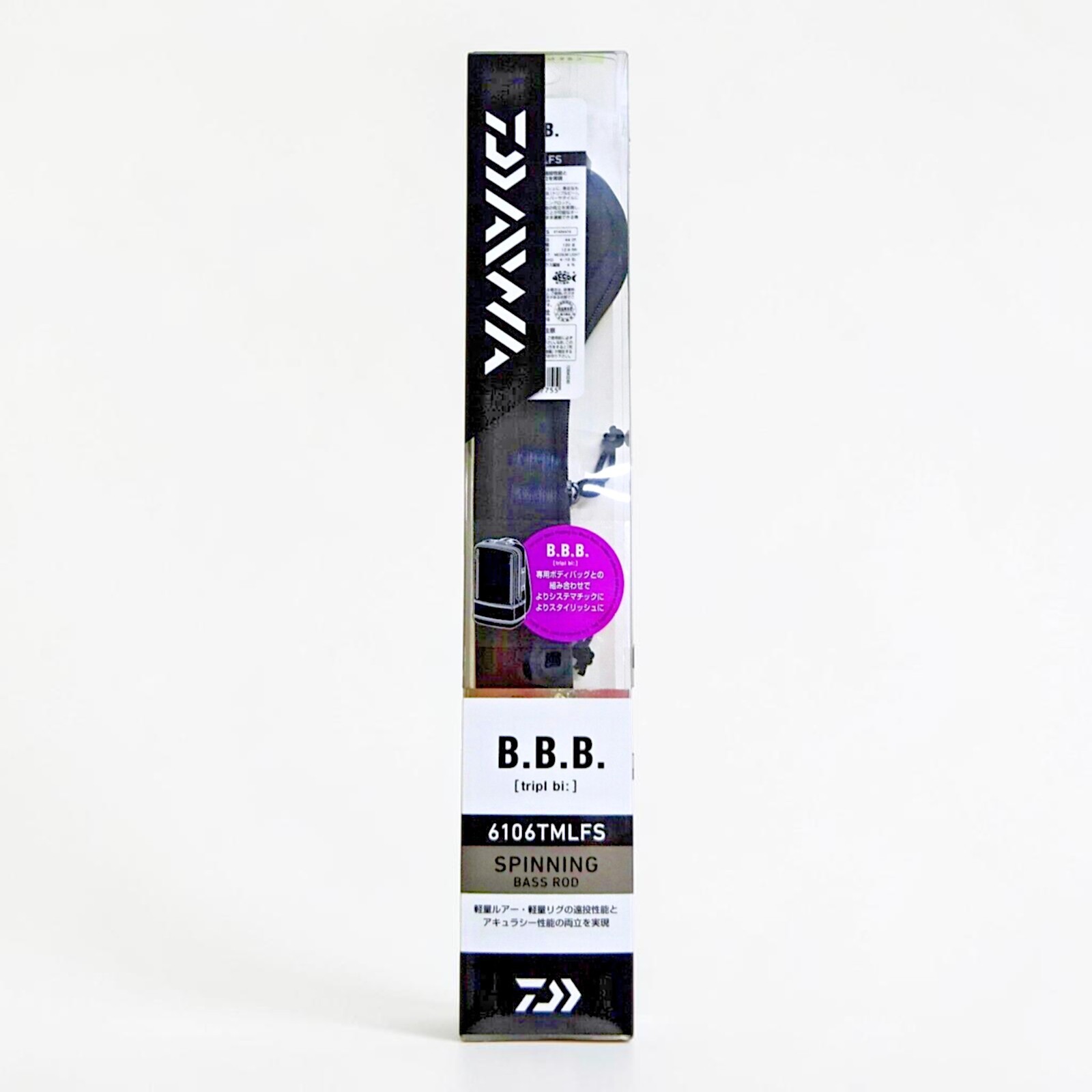 Daiwa BBB Triple B 6106TMLFS Telescopic Bass Spinning Rod 6-Piece Mobile Tackle