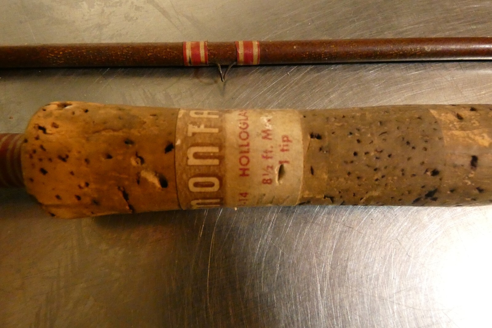 Montague Holloglass 8 1/2 FT 2 Piece Fly Fish Rod