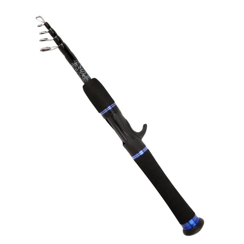Carbon Telescopic Lure Rod 35cm ML Action Portable for River Lake Reservoir