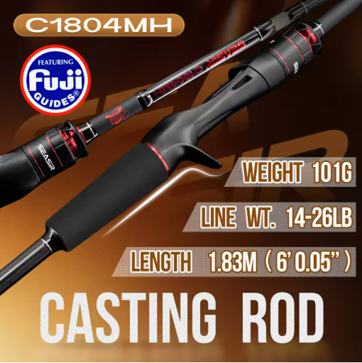 Seasir Salminus XF Travel Fishing Rod 4 Piece Spinning Casting