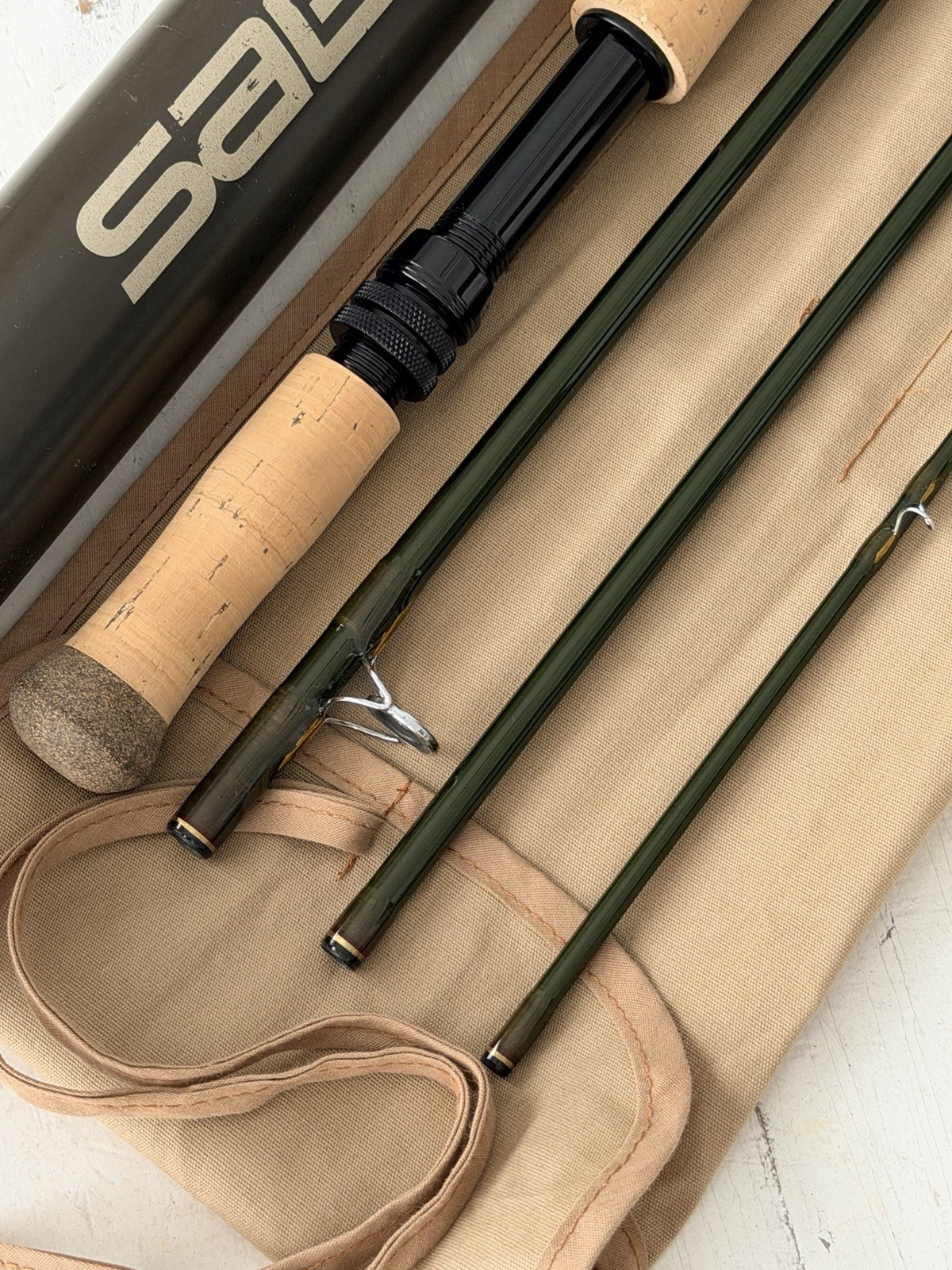 **BEAUTIFUL** 🔥 SAGE Z-AXIS Switch/Spey 8wt. 11’ft~4pc FlyRod!! ~LEGENDARY~ 🔥
