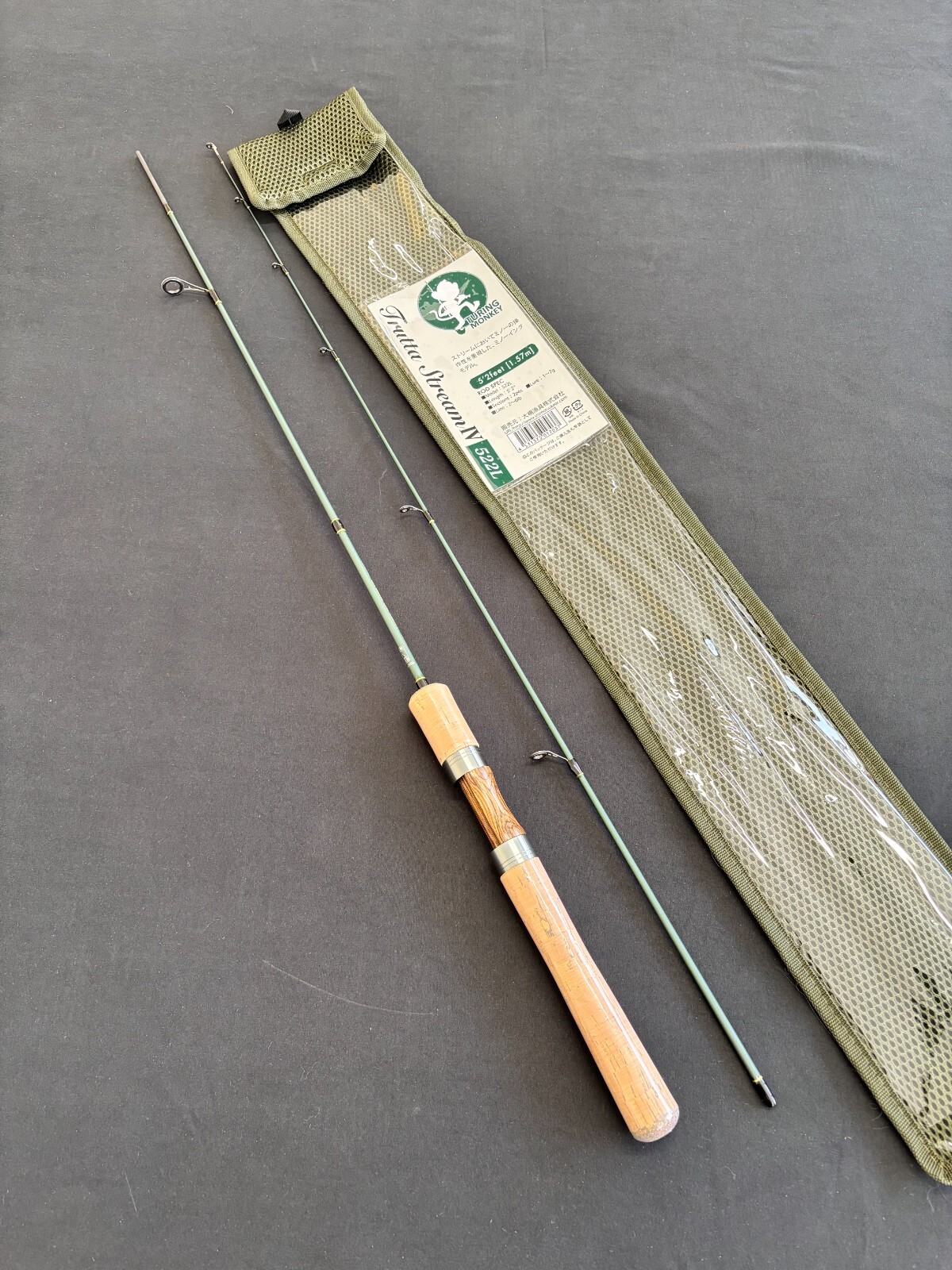 Shimotsuke trout fishing rod trutta stream Ⅳ 522L spining rod carbon 2pc