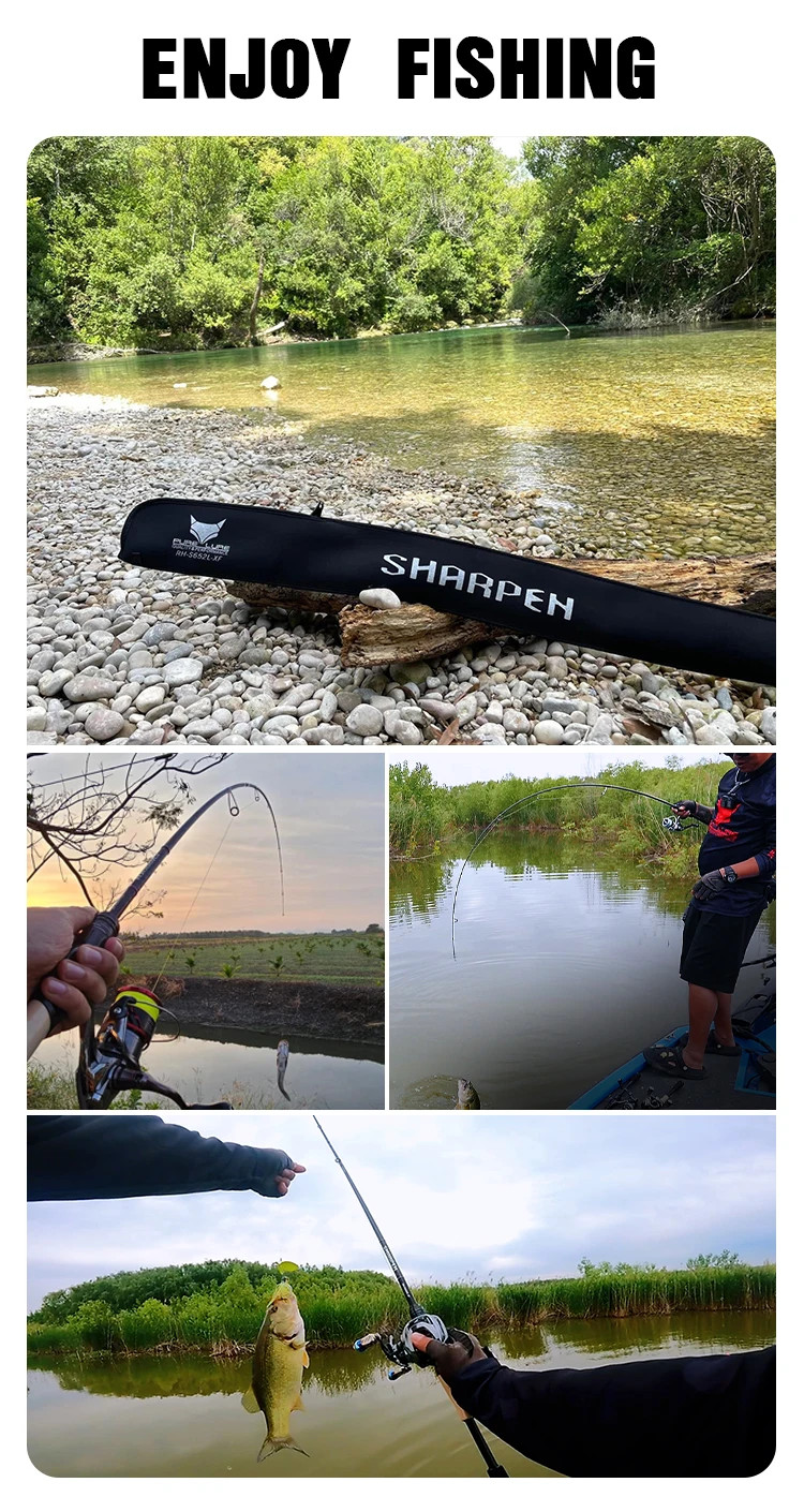 PURELURE SHARPEN Soft Lure Rod Spinning Casting XF MF Bass Pike