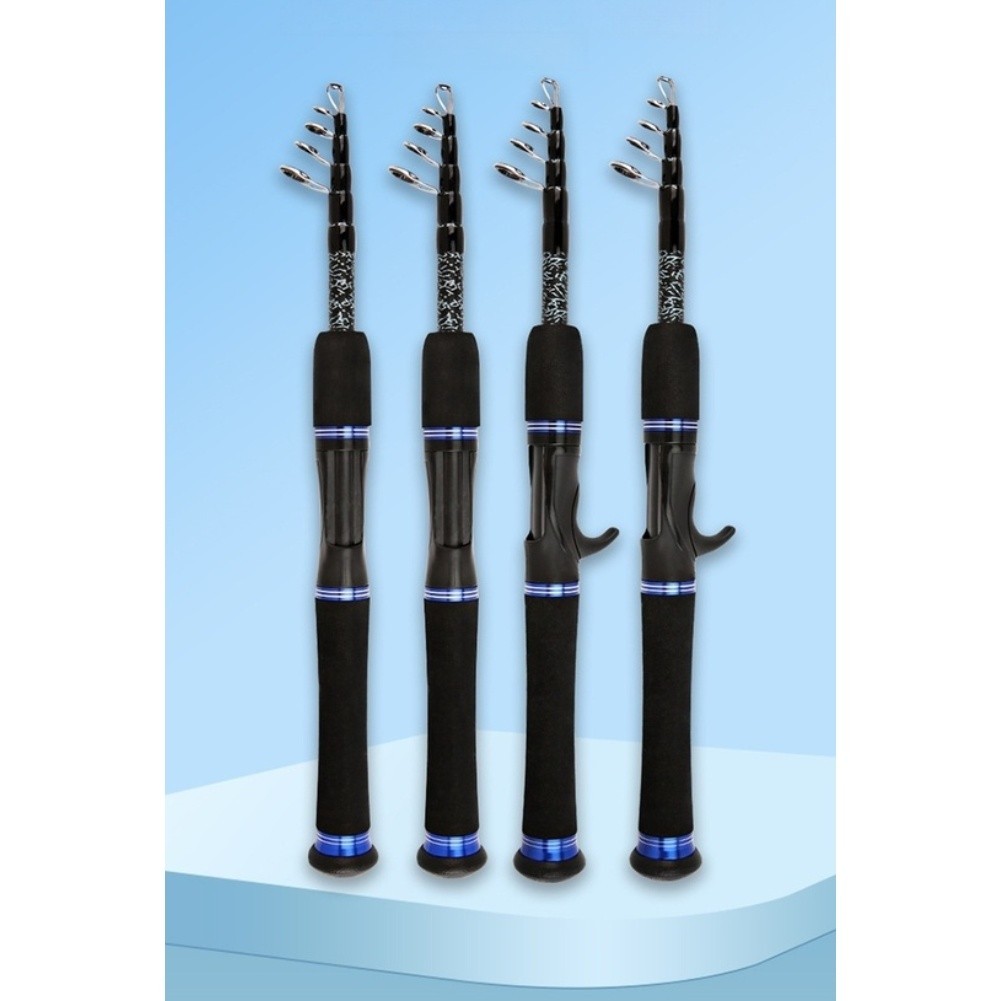 Carbon Telescopic Lure Rod 35cm ML Action Portable for River Lake Reservoir