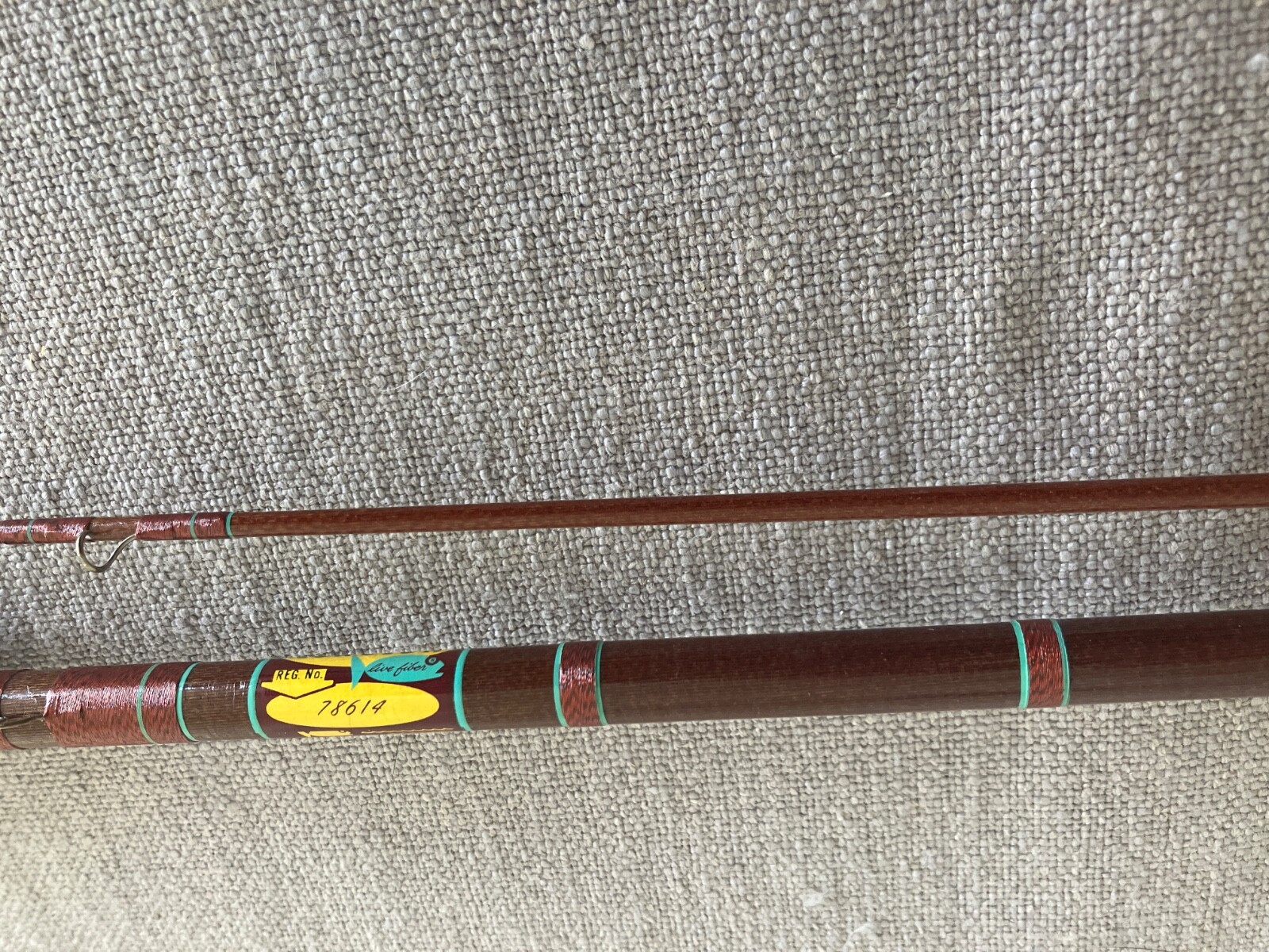 NEW VINTAGE Royal Javelin 2 pcs. 8 Ft. Fishing Rod Custom Built Conolon #78614