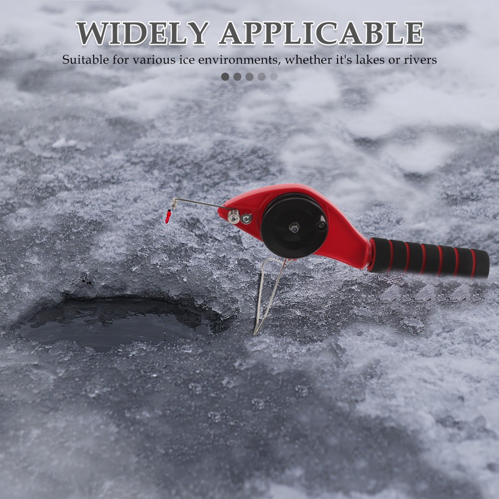 Reusable Mini Ice Fishing Rod Portable Pocket Pole Durable Stainless Steel Reel