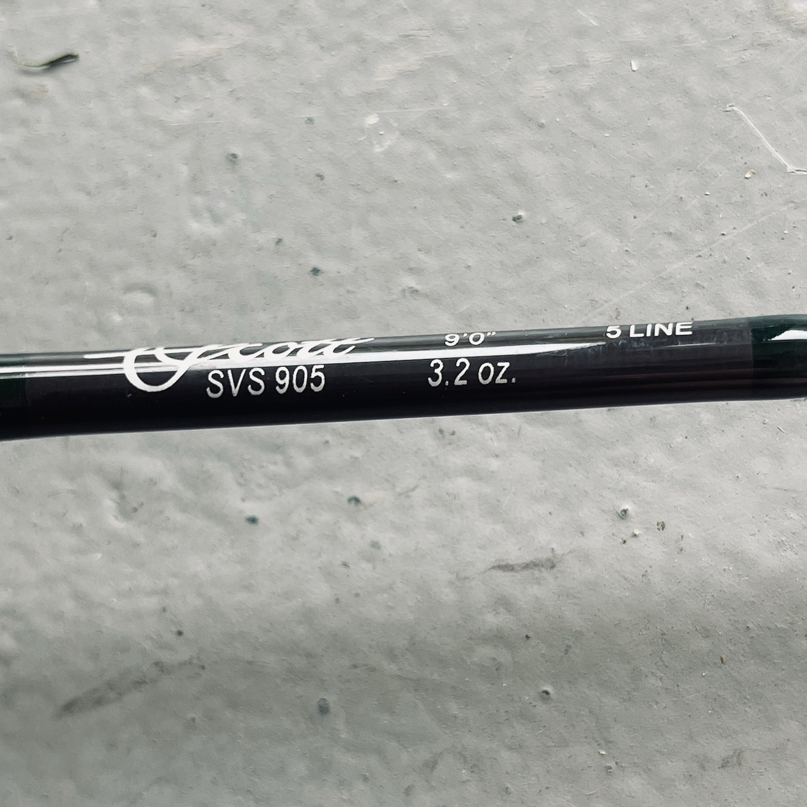 Scott SVS 905 Fly Rod BOTTOM HALF ONLY For 9 Ft Rod 3.2 Oz 5 Line Nice Condition