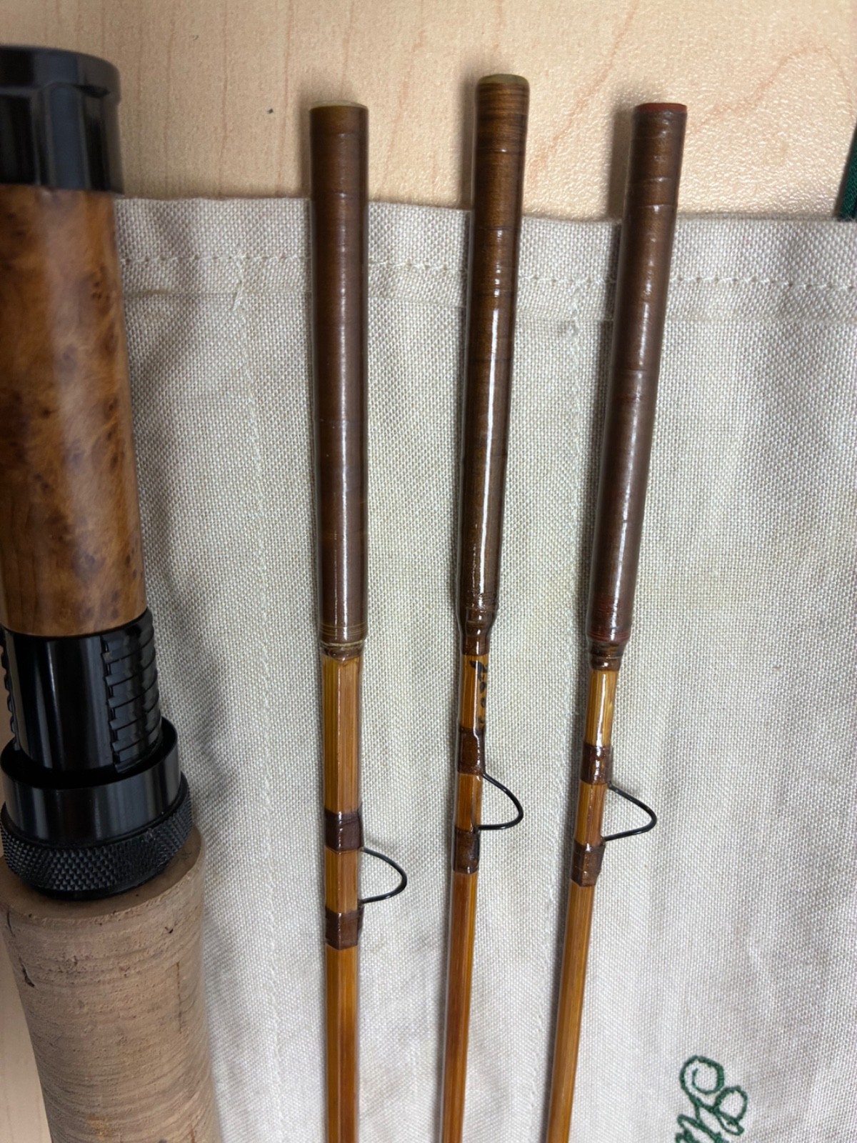 Stone Rod Company Bamboo Fly Fishing Rod 6’10” 4 wt. 3 Piece Extra Tip