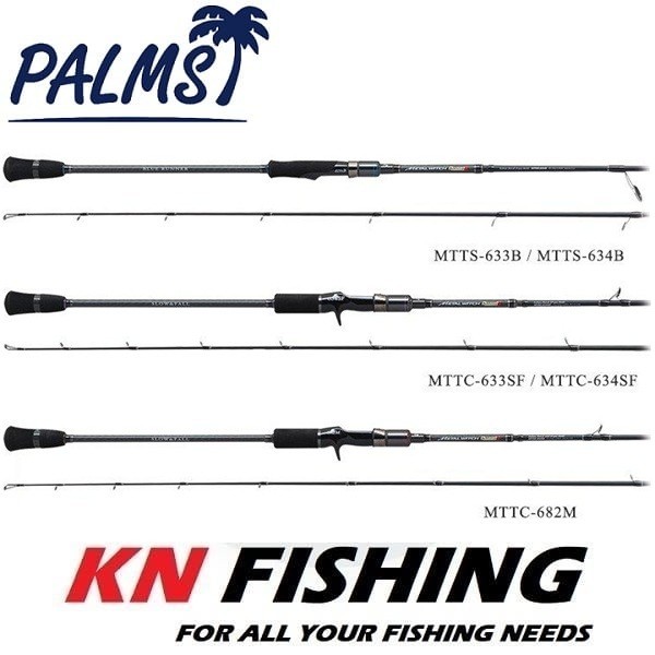 PALMS METAL WITCH QUEST A 631SF Light Slow Jigging Rod 1.91m 60-110gr