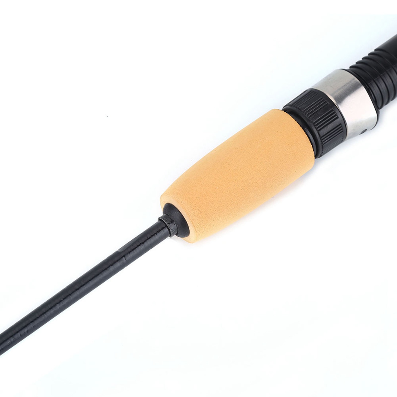 Ice Winter Fishing Rod Glass Fiber Retractable Mini Fishing Pole Tackle EZJQ