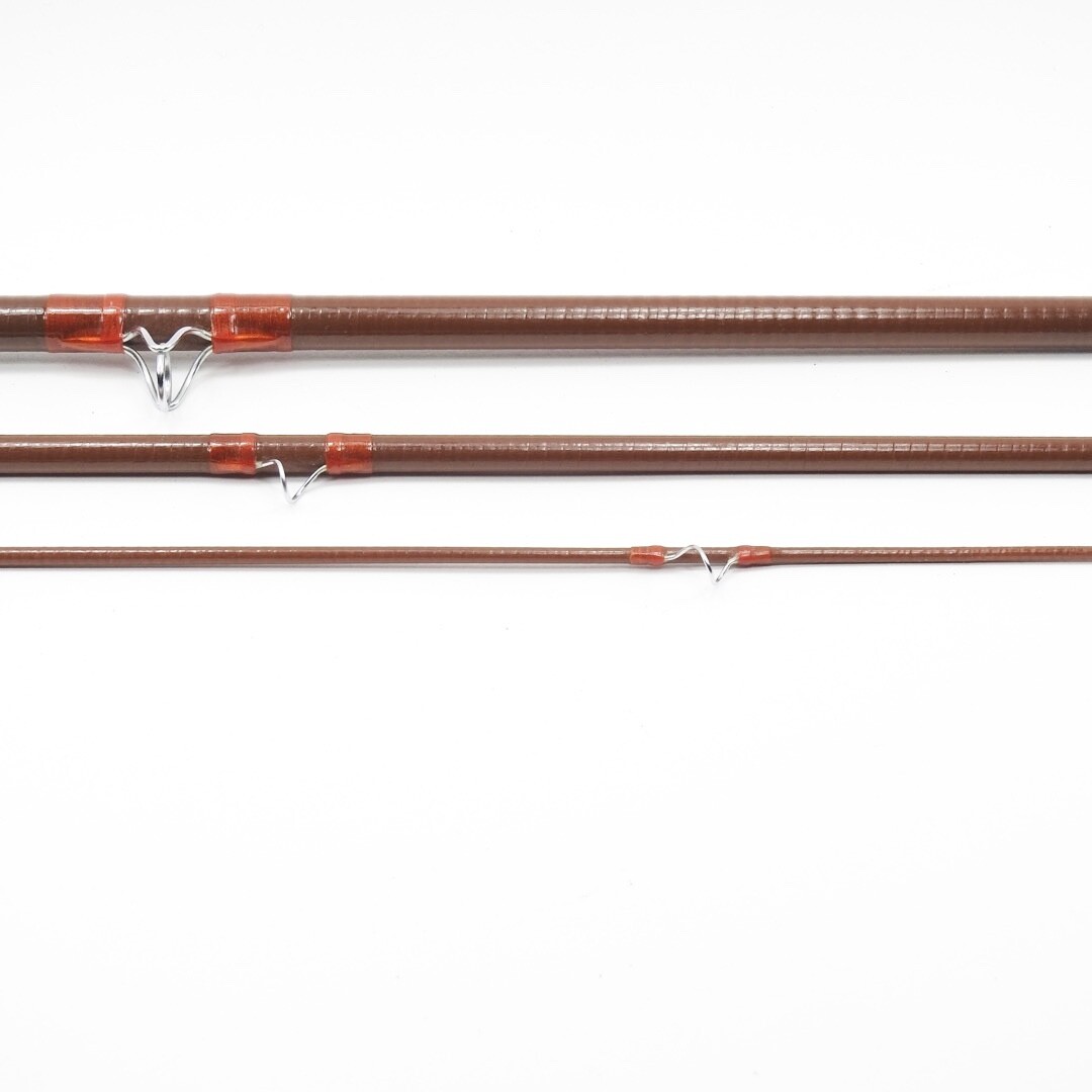 Scott Powr-Ply Fiberglass Fly Rod. 8’ 6wt. F-81. 3-Piece. W/ Tube and Sock.