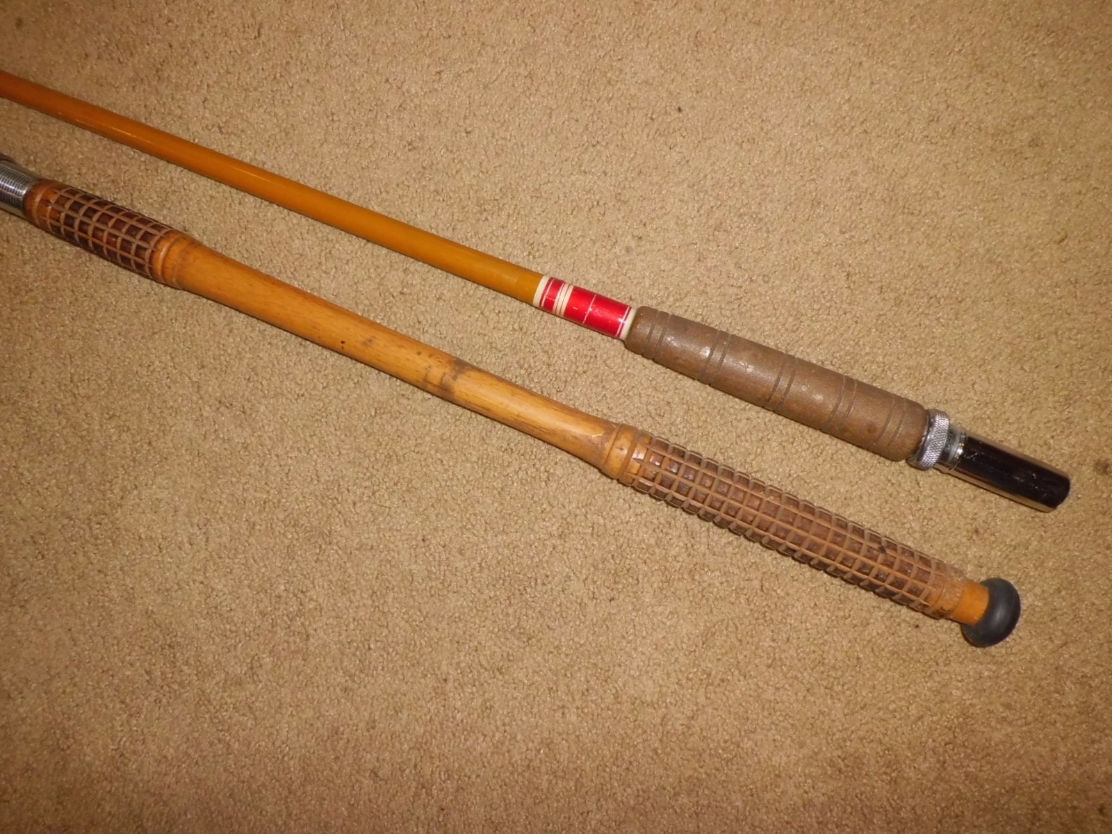 Vintage Custom Lamiglas Spinning Heavy Surf 9′ Rod made in USA- 30 lb test