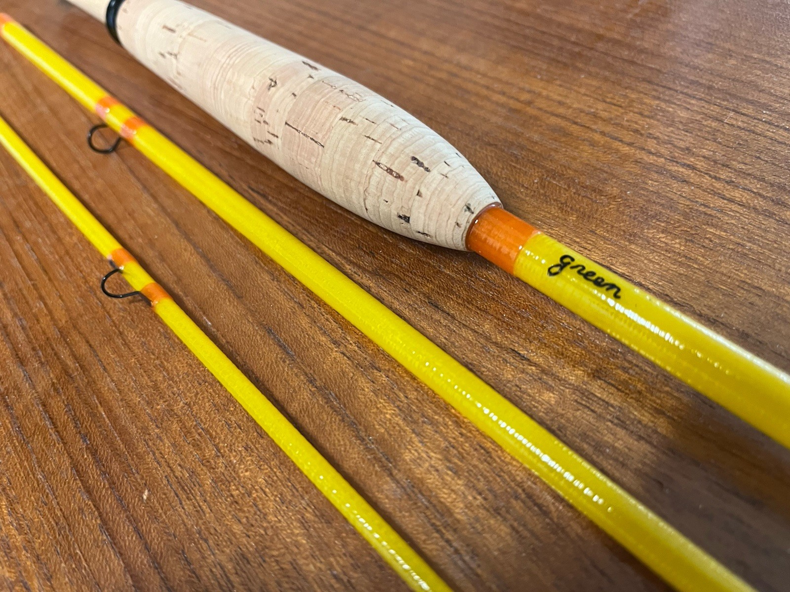 James Green Fiberglass Fly Rod Heritage Trout Series 7’2” 4wt