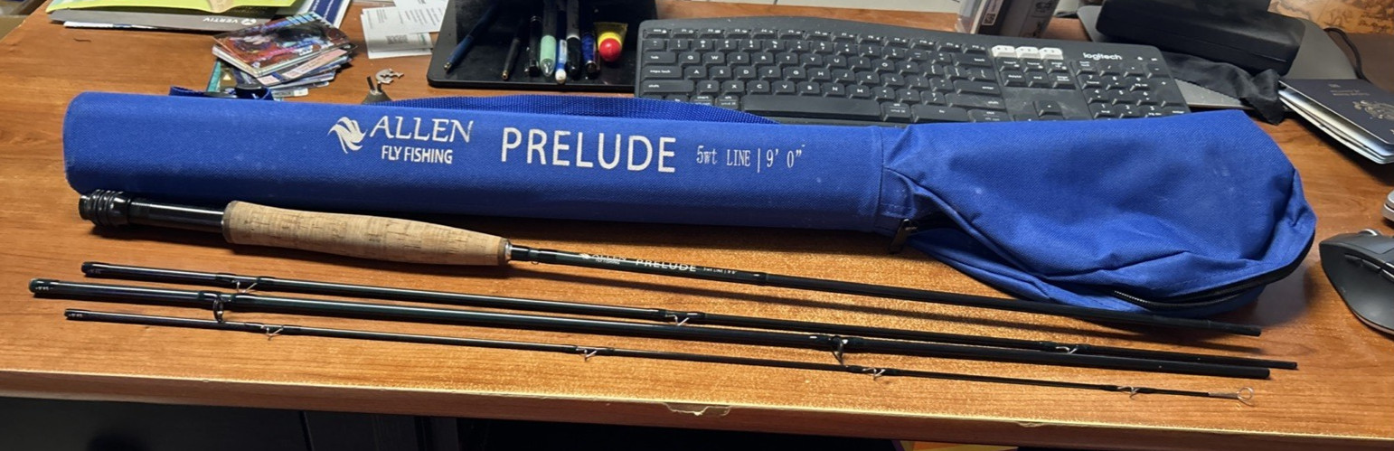 Allen Prelude 9’ 5WT 4-Piece Fly Rod w/ Original Tube – Great Condition!!