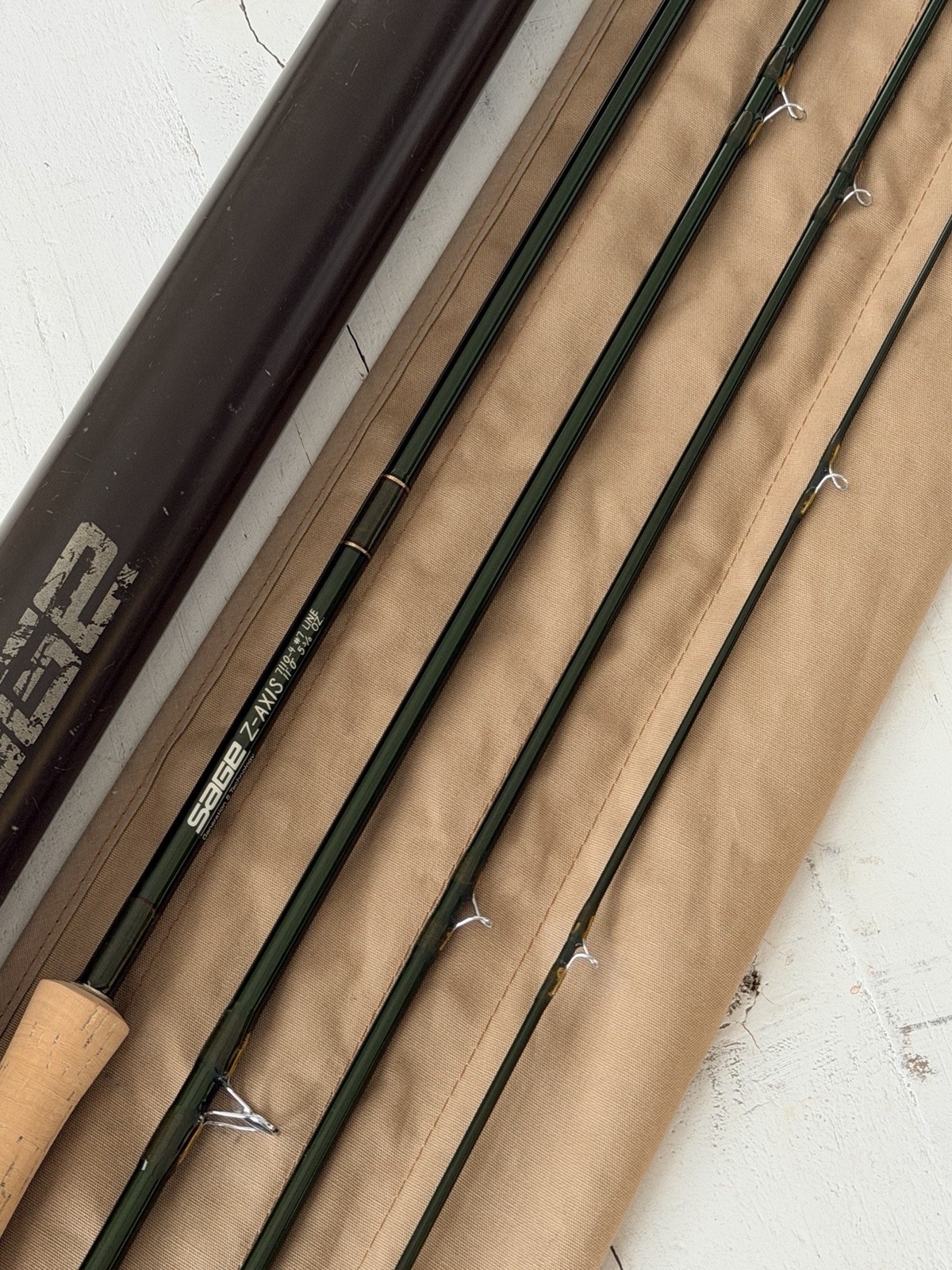 **BEAUTIFUL** 🔥 SAGE Z-AXIS Switch/Spey 7wt 11’ft~4pc FlyRod!! ~LEGENDARY~ 🔥