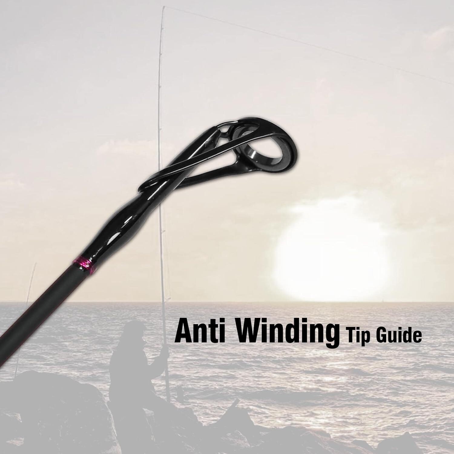 Surf Spinning Rod Graphite 2/3/4 Piece Travel Fishing Pole 8 9 10 12 13 15 FT