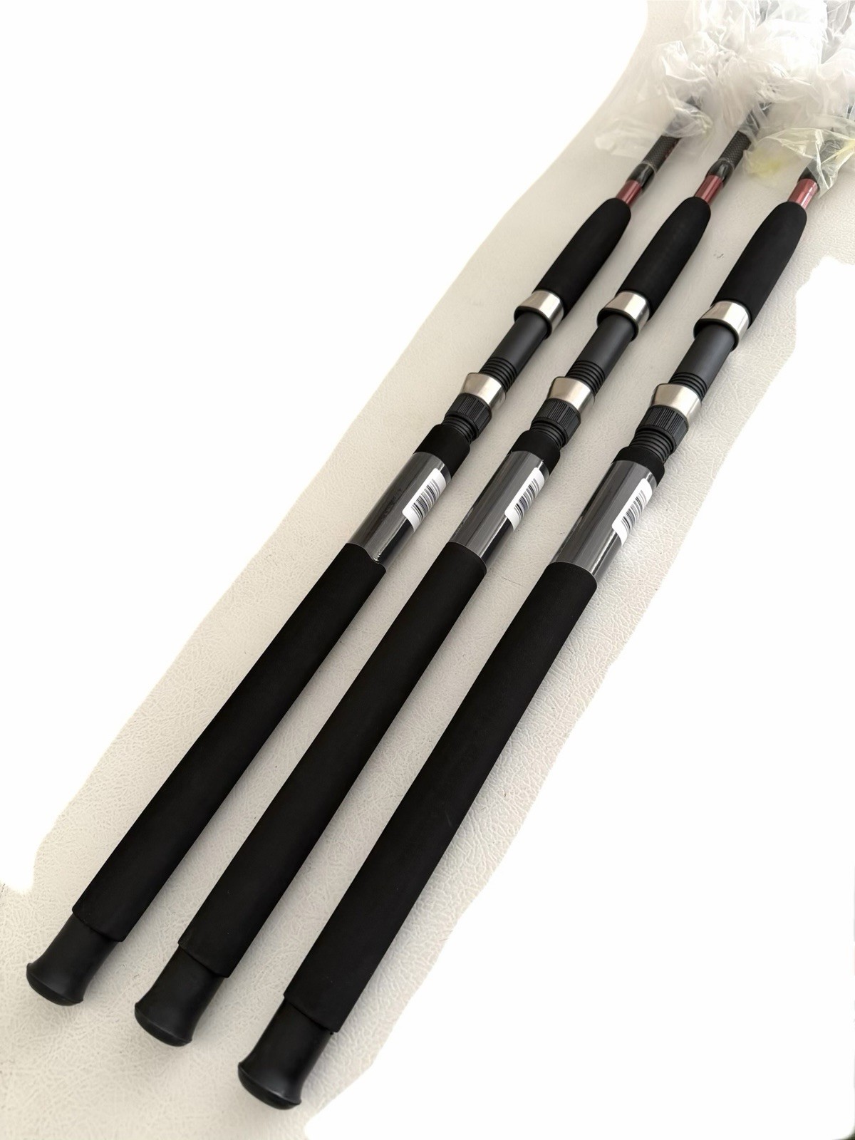 Lot Of 3 – NEW Quantum Valiant 6’ HEAVY Spinning Fishing Rods Poles 1-pc