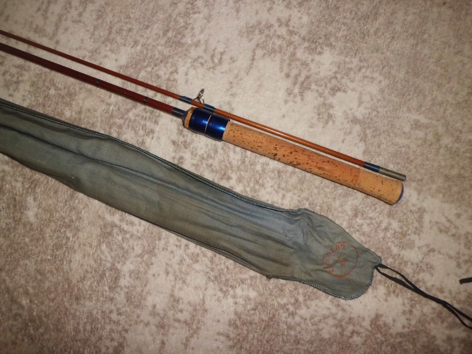 Vintage CONOLON Live Fiber Air-Flite 412 Spinning 6’6″ Rod made in USA