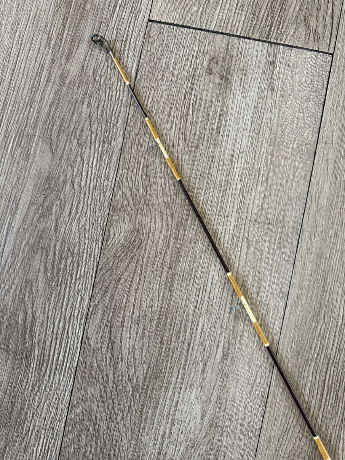 Vtg SABRE model #112 FISHING ROD Nypoxy 5 ft pole 2-6 lb. line freshwater beauty