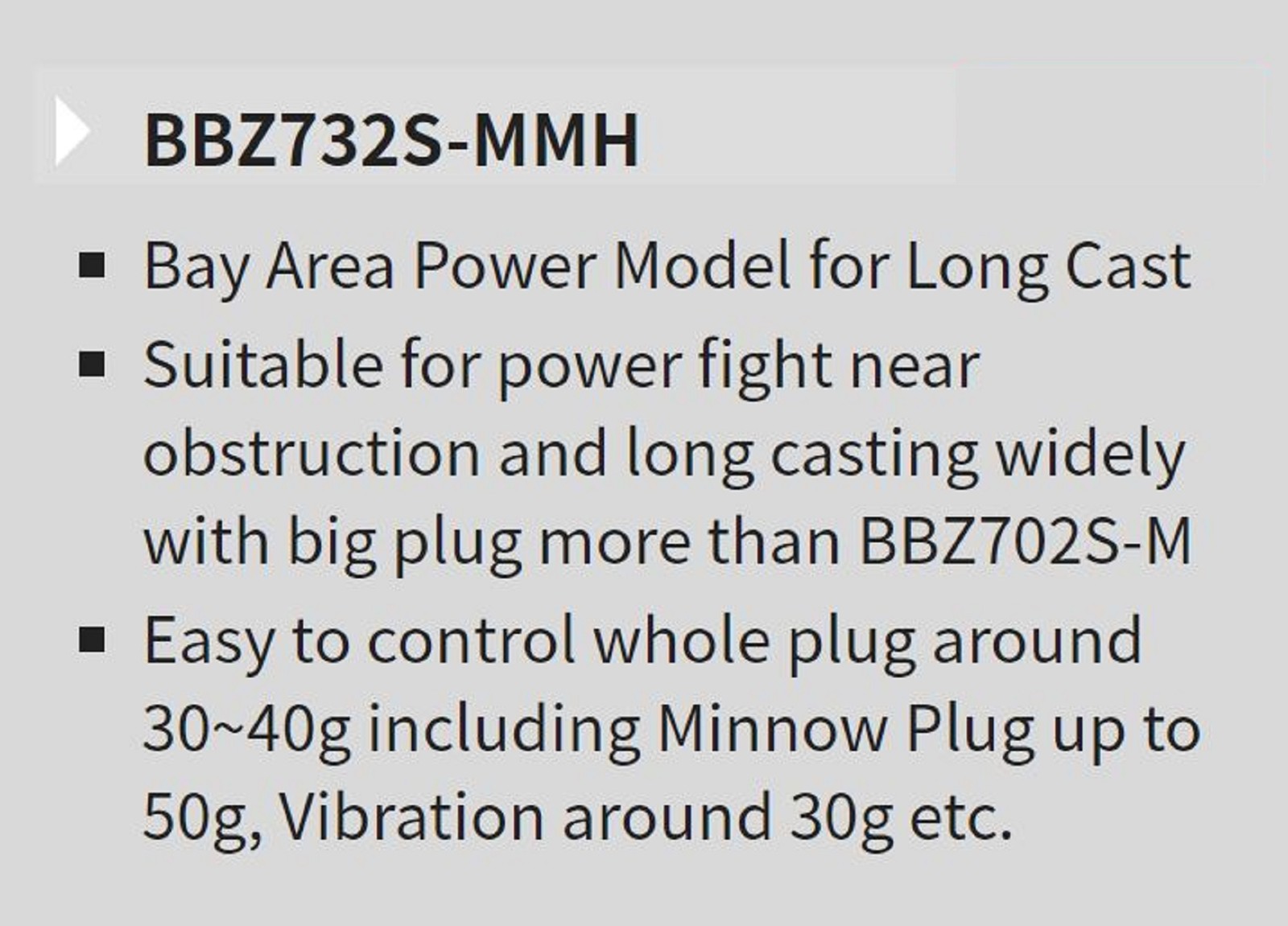 Tenryu Rod Spinning Bay Blaze BBZ 732S-MMH (2086)