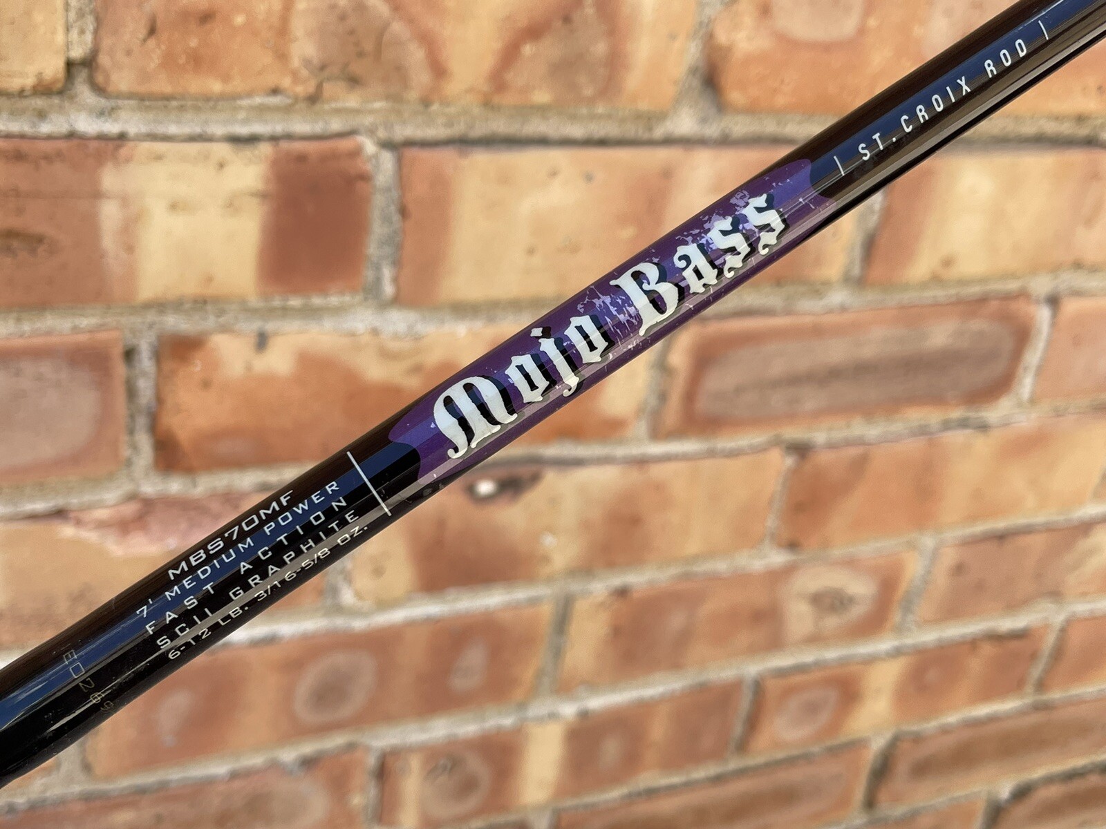 🔥 St. Croix • Mojo Bass Spinning Rod • 7” Med Power • MBS70MF • Tubes & Grubs
