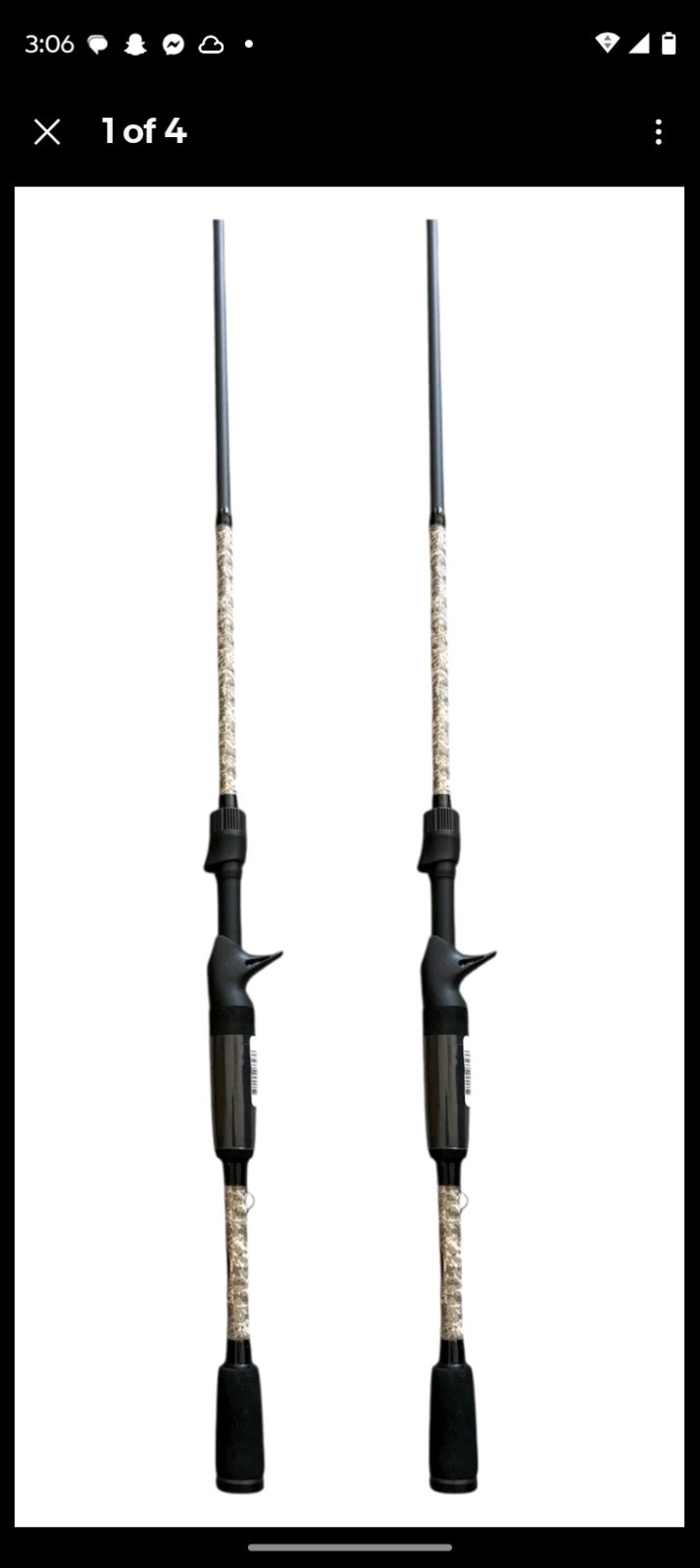Lew’s American Hero Baitcast Rod 7′ Medium Heavy IM7 graphite Casting