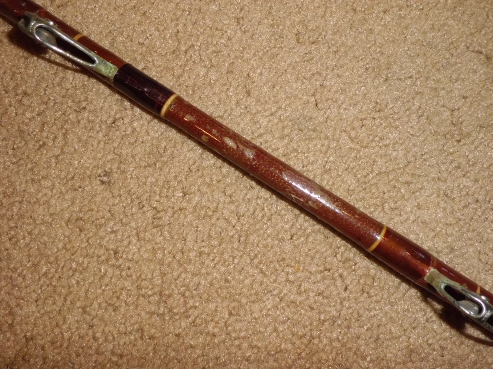 Vintage FENWICK 630 Conventional 6’8″ Rod- USA- IGFA 30 lb test w/ Gimbal