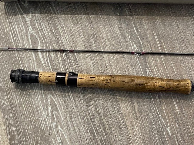Vintage Lamiglas Graphite F866 8-1/2′ #6 or #7 Line 2 Pc Fly Rod W/ Tube