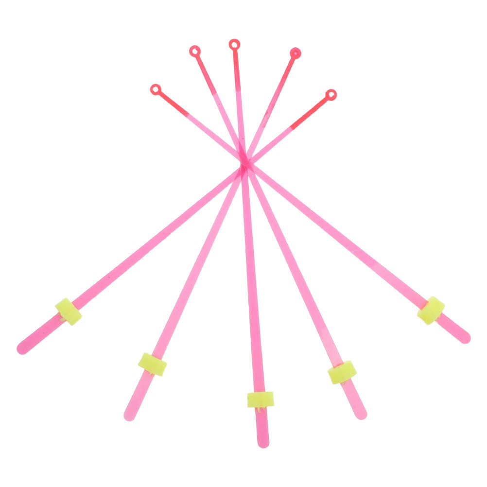 5Pcs Ultralightweight Ice Fishing Extension Rods for Winter Fishing ABS Material