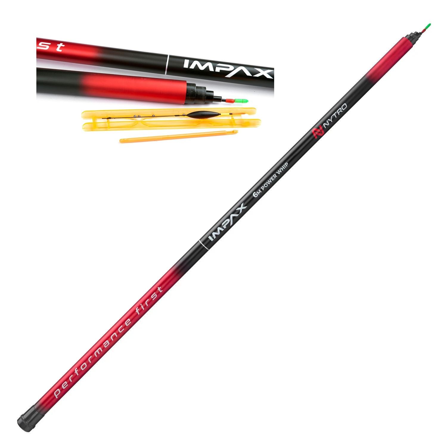 NEW 6m Nytro Elasticated Fishing Pole Whip Match Coarse Carp Margin Lake Canal