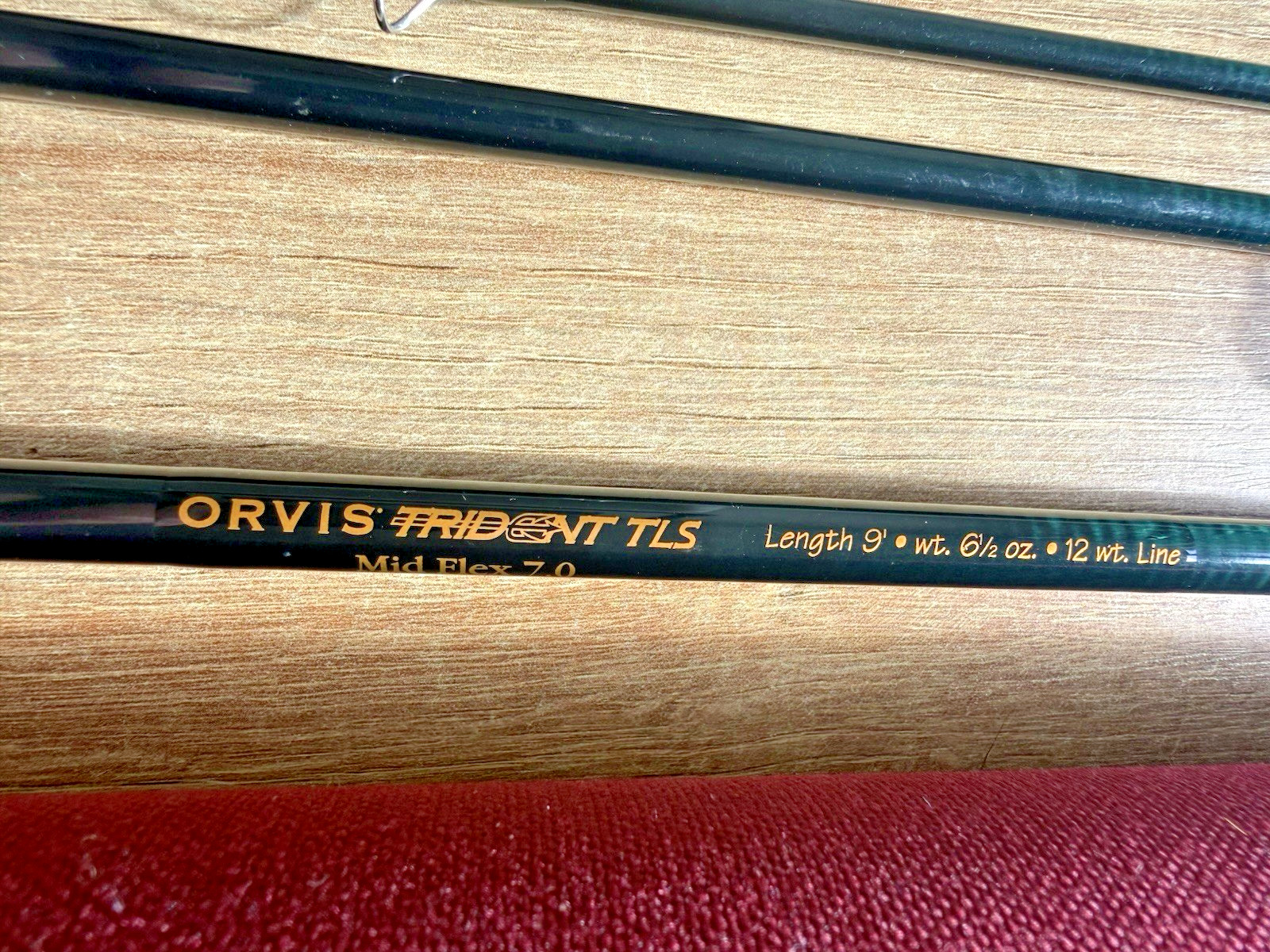 Orvis Trident TLS 9 Foot #12 Carbon 4 Piece Saltwater Fly Rod with Travel Tube