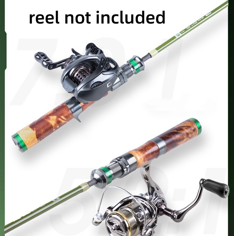 Portable Fishing Rods Carbon Fiber Spinning/casting Rod Carp 5 Sections Travel