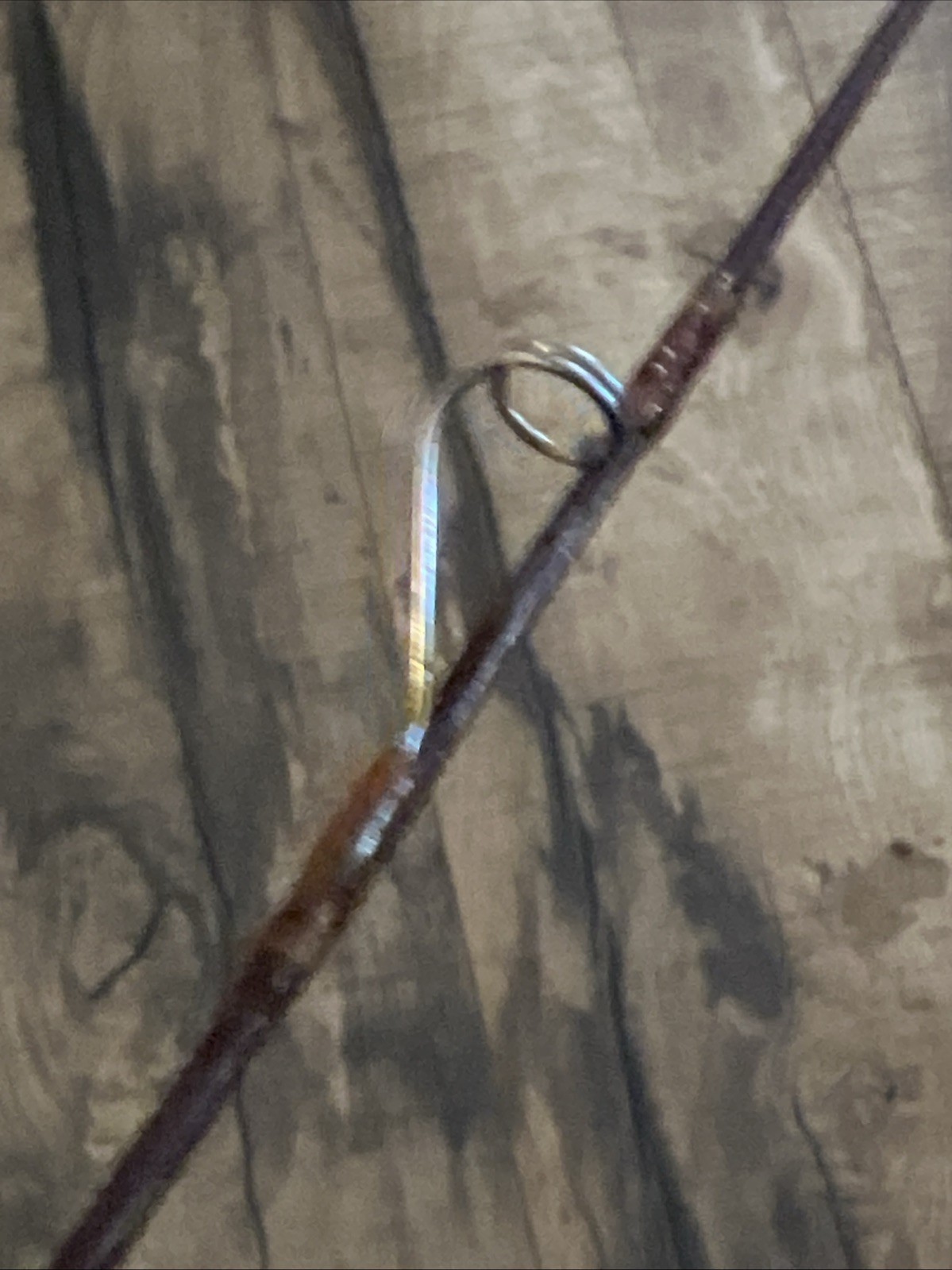 Vintage Antique Silaflex 7’ 2pc fiberglass Spin cast rod 7 Guides. Pre-Browning