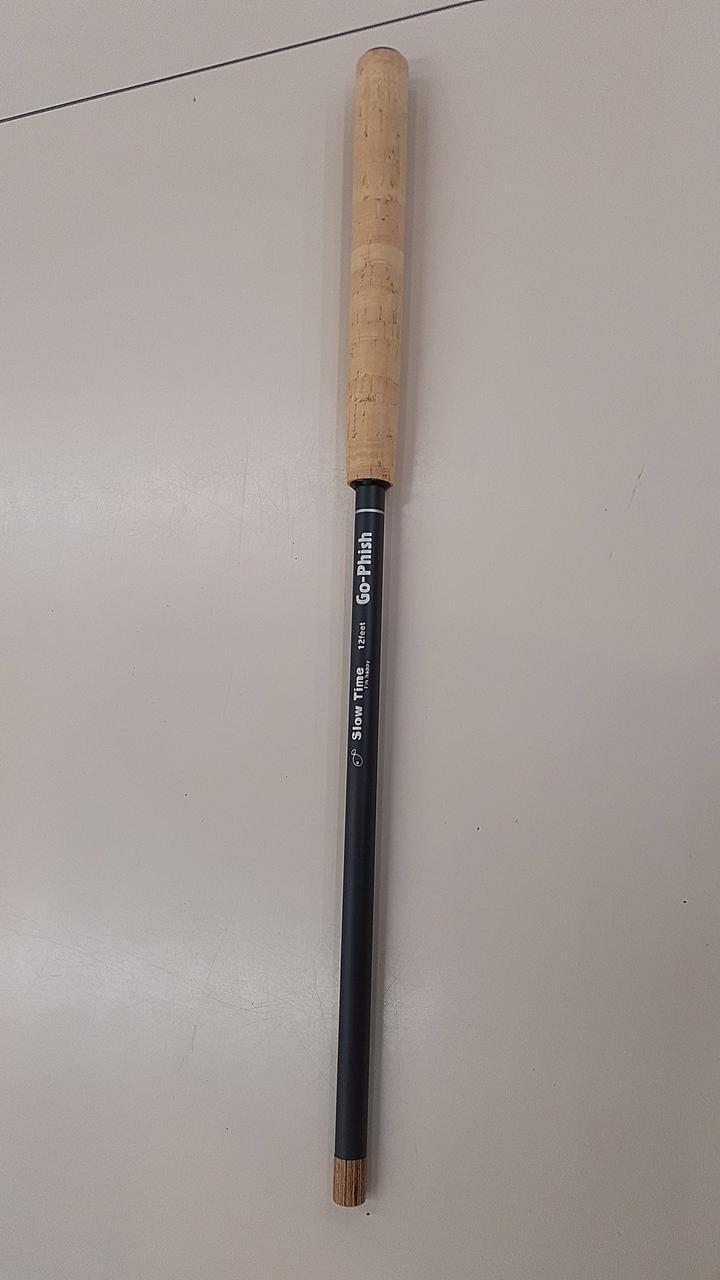 Go-Phish Ajiing Rod 12ft Matte Black Rockfish Fishing Rod, 9 Sections