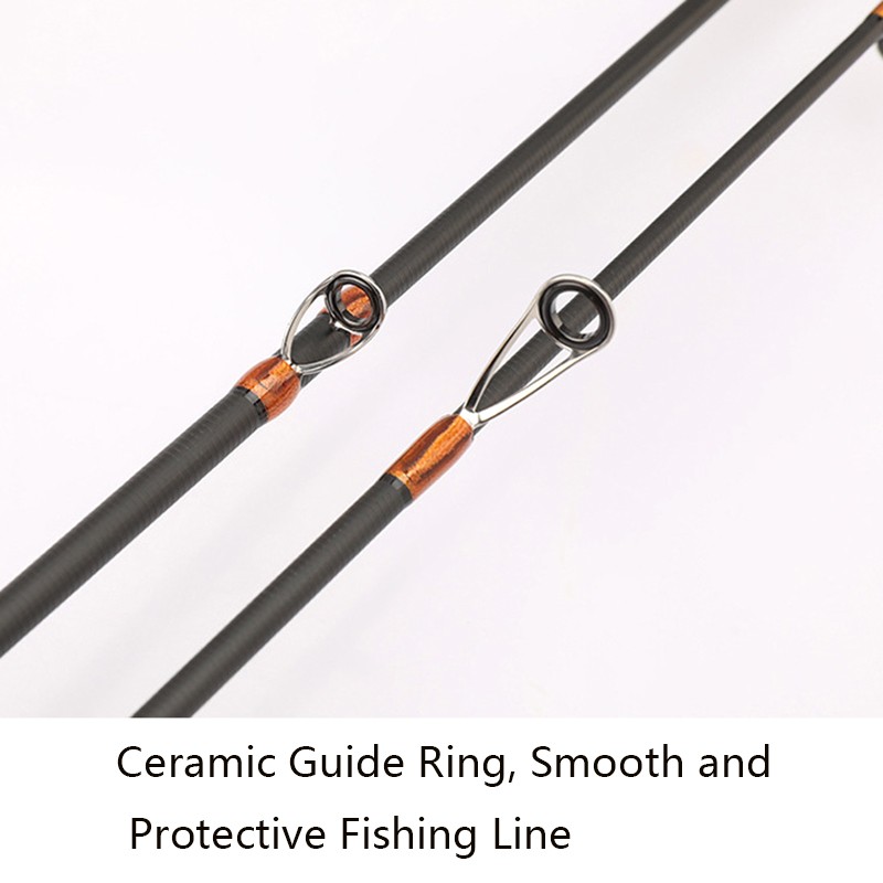 TRAINFIS Travel Spinning Rod 5ft 5.6ft 2-6lb Telescopic Casting Rod Carbon Trout