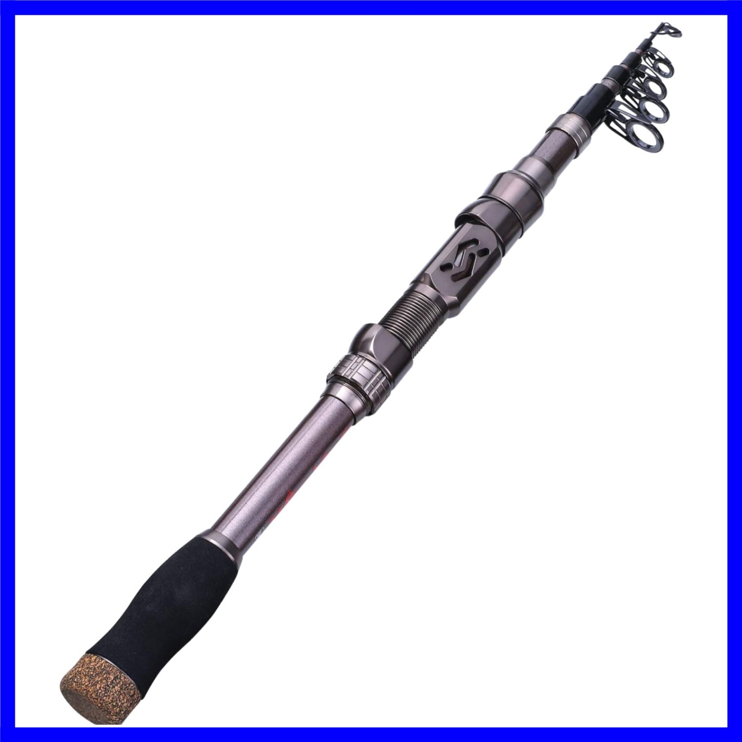 Telescopic Fishing Rod – 24 Ton Carbon Fiber,CNC Machined Reel Seat, Comforta…