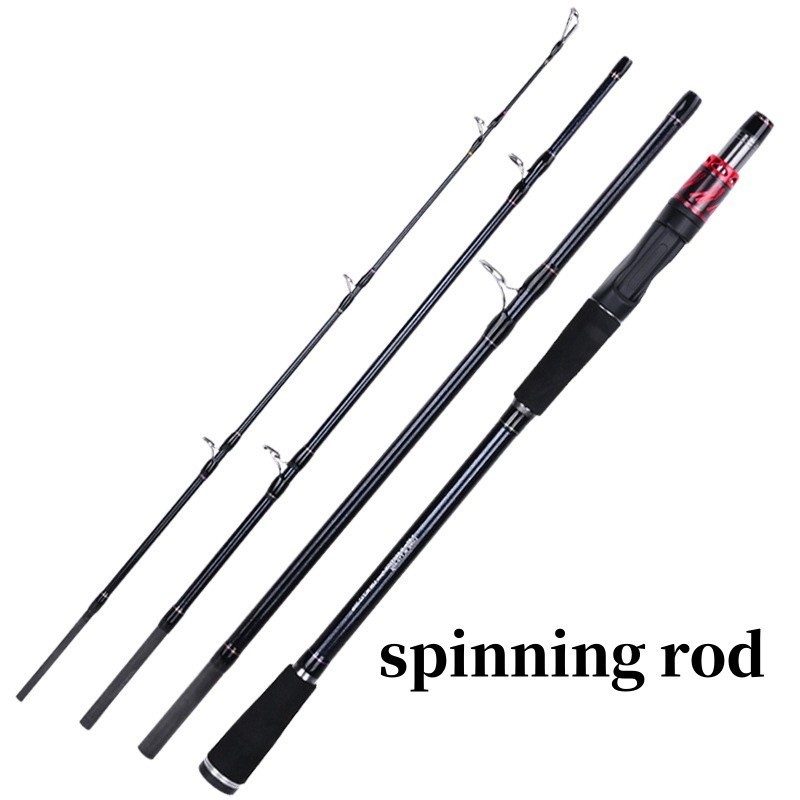 Fishing Rods Casting Spinning Rod Ultra-Light Carbon Fiber Trout 4 Section Poles