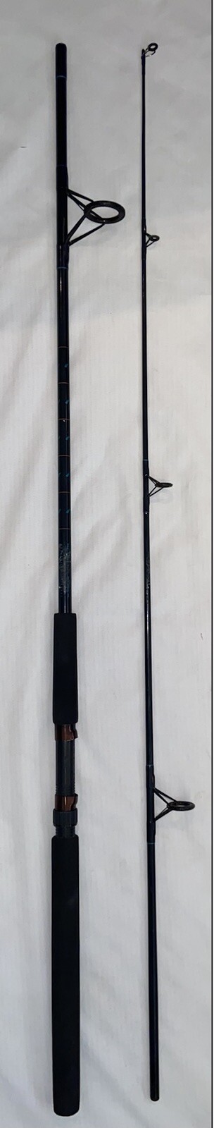 Ryobi Fintek Blue Hawk Graphite Fishing Rod BH 780MH Line 12-25# Lure 3/8-3oz