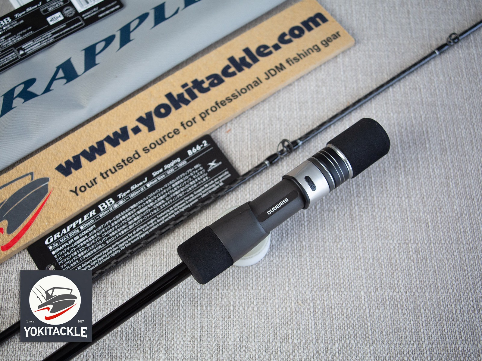 Shimano 21 Grappler BB Type Slow-J B66-2 Baitcasting Rod