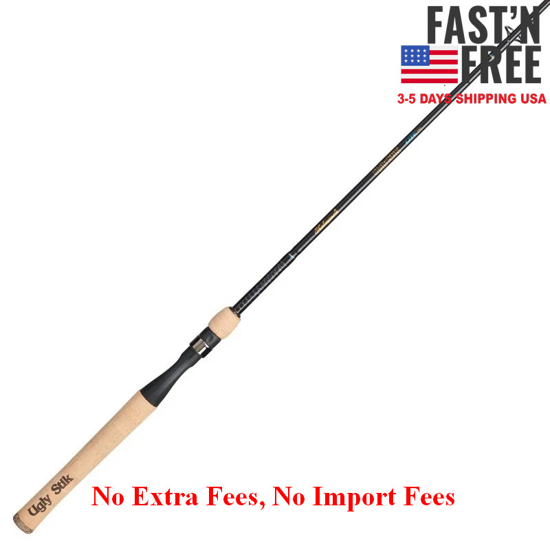 Ugly Stik LITE PRO Spinning Rod, 6′ Medium Heavy Fishing Rod, Fishing Pole, NEW